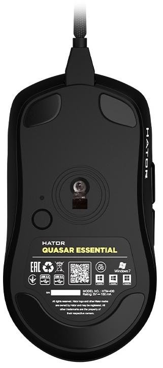 Миша Hator Quasar Essential Black (HTM-400)