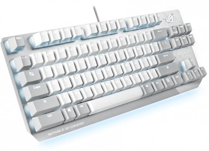 Клавіатура ASUS ROG Strix Scope NX TKL Moonlight White RD LED (90MP02B6-BKUA00)