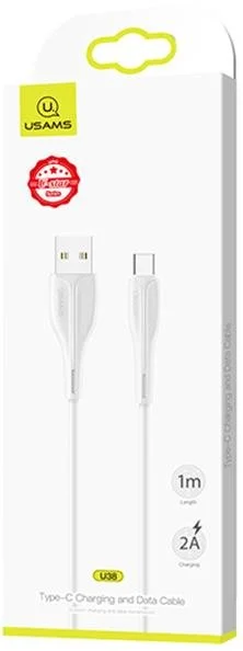 Фото: Кабель Usams US-SJ372 U38 2A AM / Type-C 1m White (SJ372USB02) № 6 | KTC