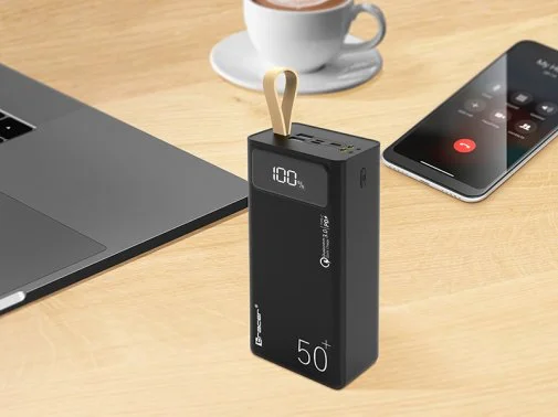 Фото: Батарея універсальна Tracer TRABAT47063 50000mAh QC3/PD/SPC 22.5W Black № 12 | KTC
