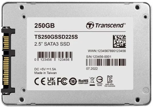 Фото: SSD-накопичувач Transcend SSD225S SATA III 250GB (TS250GSSD225S) № 5 | KTC