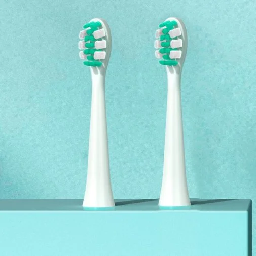 Фото: Насадка для зубної щітки JIMMY Toothbrush Head for T6 White 2pcs (1N950001E) № 7 | KTC