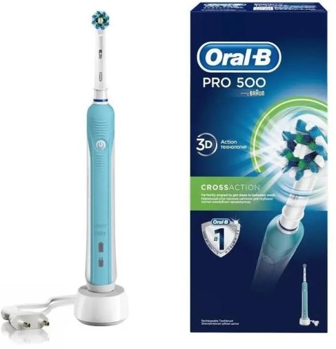 Електрична зубна щітка Braun Oral-B Pro 500 Cross Action