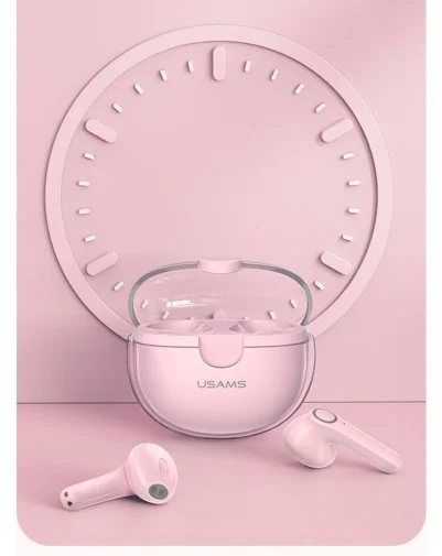 Фото: Навушники Usams BU12 Earbuds BU Series Pink (BHUBU04) № 9 | KTC