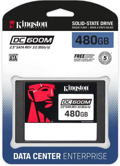 Фото: SSD-накопичувач Kingston DC600M SATA III 480GB ( SEDC600M/480G) № 7 | KTC
