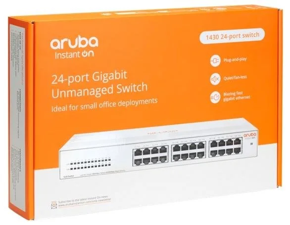 Фото: Комутатор HPE Aruba Instant On 1430 24G (R8R49A) № 7 | KTC