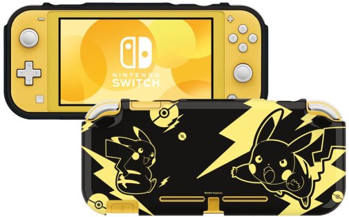 Чохол для джойстика Hori DuraFlexi Protector for Nintendo Switch Lite Pokemon Pikachu Black and Gold (NS2-076U)