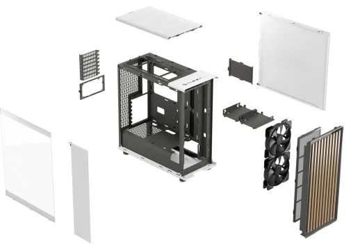 Фото: Корпус FRACTAL DESIGN North Chalk White TGC with window (FD-C-NOR1C-04) № 24 | KTC