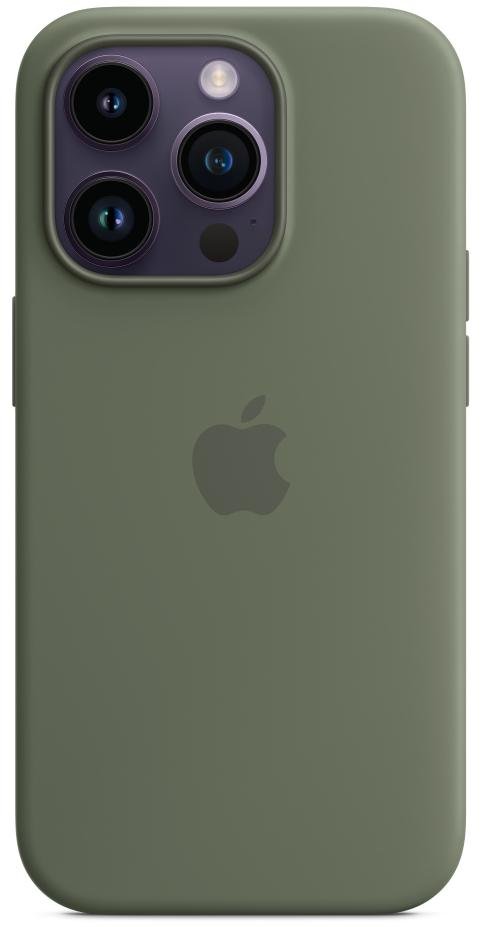 Чохол Apple for iPhone 14 Pro - Silicone Case with MagSafe Olive (MQUH3)