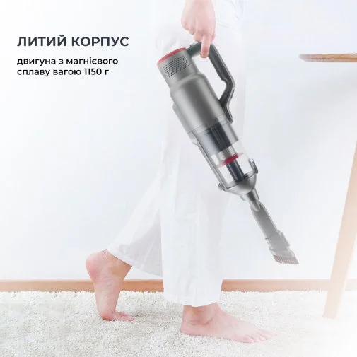 Фото: Ручний бездротовий пилосос JIMMY JV71 Grey (JV71 EU) № 21 | KTC
