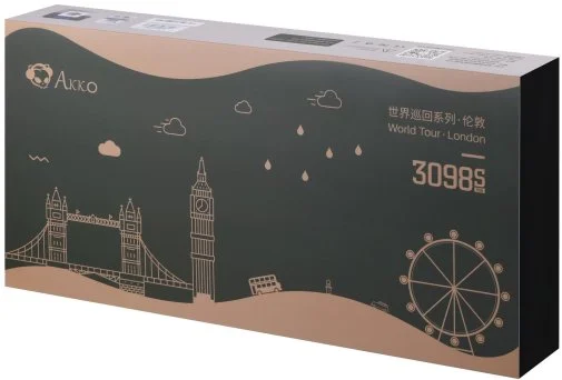 Фото: Клавіатура Akko 3098S London 98Key CS Silver Hot-Swap RGB ENG/UKR White/Green (6925758616836) № 22 | KTC