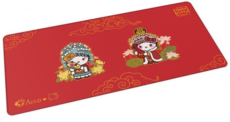 Килимок Akko Hellokitty Peking Opera Deskmat B Red (6925758615419)