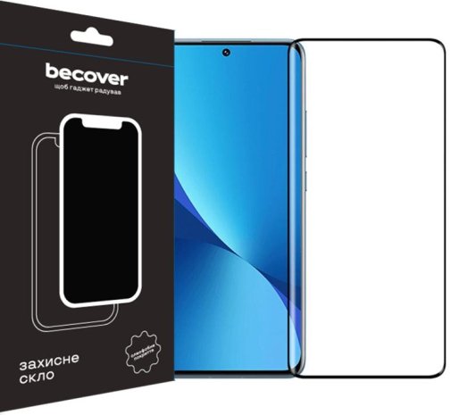Захисне скло BeCover for Xiaomi Redmi 12 - Black (709610)