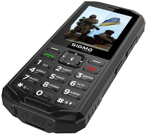 Мобільний телефон SIGMA X-treme PA68 Black (4827798466513)
