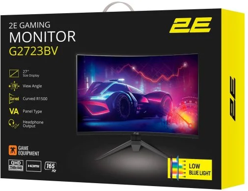 Фото: Монітор 2E G2723BV Black (2E-G2723BV-01.UA) - 27" VA / 2560×1440 / 165 Гц / AMD FreeSync № 15 | KTC