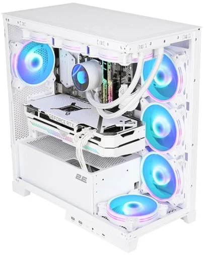 Фото: Корпус 2E Gaming Fantom GK701W White with window (2E-GK701W) № 10 | KTC