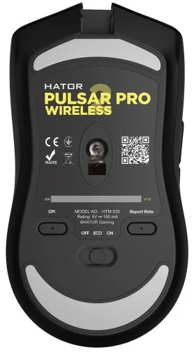 Фото: Миша Hator Pulsar 2 PRO Wireless Black (HTM-530) № 11 | KTC