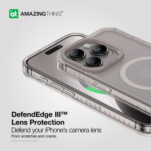 Чохол AMAZINGthing for iPhone 15 Pro Titan Pro Case MagSafe Gray (IP156.1PTMGY)