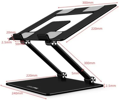 Фото: Підставка для ноутбука OfficePro LS111 Black (LS111B) № 4 | KTC