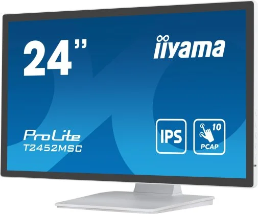 Фото: Монітор iiyama T2452MSC-W1 White - 23.8" IPS / 1920×1080 / 60 Гц № 14 | KTC