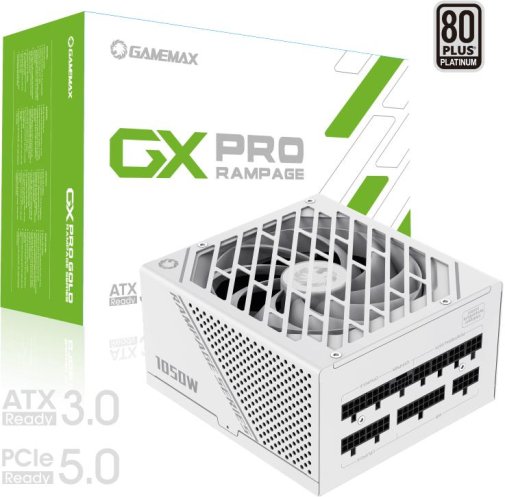  Блок живлення Gamemax 1050W GX-1050 Pro WT (GX-1050 PRO WT (ATX3.0 PCIe5.0)