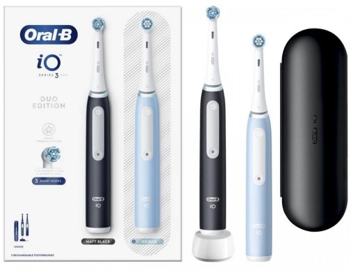 Електрична зубна щітка Braun Oral-B iO Series 3 Duo (iOG3d.2i6.2K)