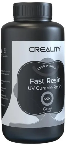 Фото: Фотополімерна смола Creality LCD Fast Resin 1kg Gray (3302180005) № 5 | KTC
