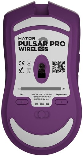 Миша Hator Pulsar 2 PRO Wireless Lilac (HTM-534)