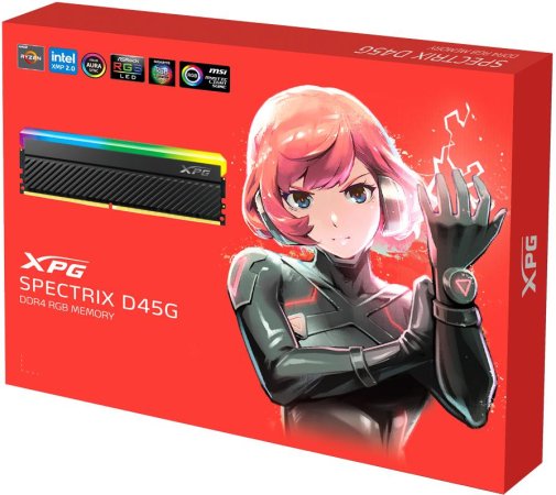Оперативна пам’ять A-Data XPG Spectrix D45G RGB Black DDR4 2x16GB (AX4U360016G18I-DCBKD45G)