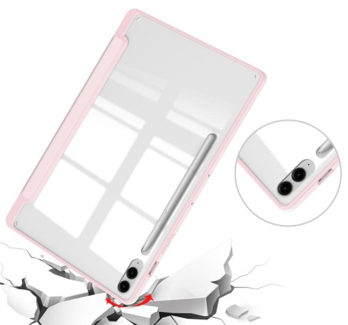 Чохол для планшета BeCover for Samsung Tab S9 Plus/S9 FE Plus - Soft Edge Pink (710408)