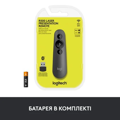 Фото: Презентер Logitech R500s Graphite (910-005843) № 17 | KTC