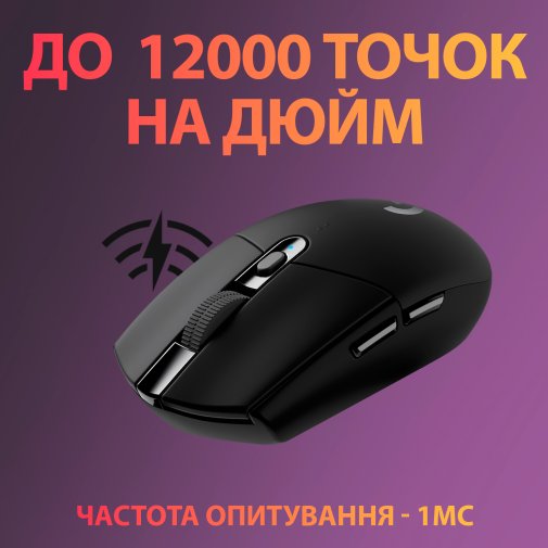 Миша Logitech G305 Lightspeed Black (910-005282)