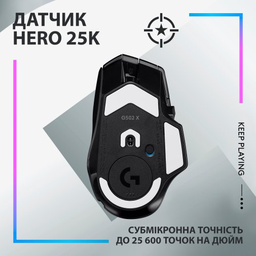 Миша Logitech G502 X Plus Black (910-006162)