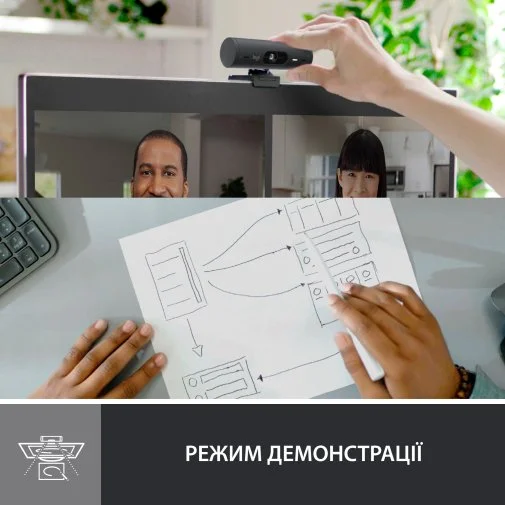 Фото: Web-камера Logitech Brio 505 Graphite (960-001459) № 29 | KTC
