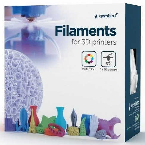 Фото: Пластик (філамент) для 3D друку Gembird 3D PETG 1kg/1.75mm Filament White (3DP-PETG1.75-01-W) № 6 | KTC