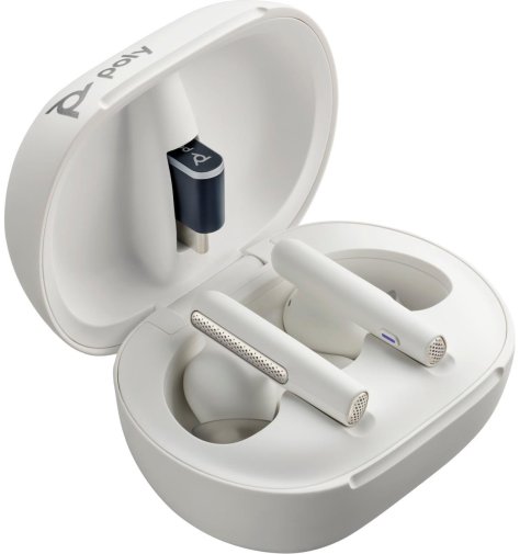 Навушники Poly Voyager Free 60 Plus Earbuds with BT700A/TSCHC White (7Y8G5AA)