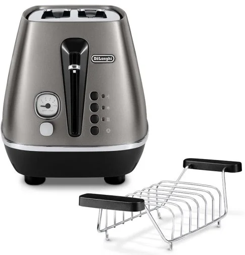 Фото: Тостер DeLonghi CTIN 2103 TB Distinta Titanium № 8 | KTC