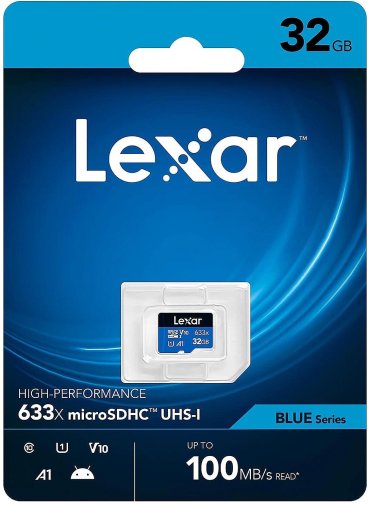  FLASH пам'ять Lexar High-Performance 633x Blue Micro SDXC 64GB (LMS0633064G-BNNNG)