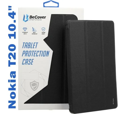 Фото: Чохол для планшета BeCover for Nokia T20 - Smart Case Black (708041) № 11 | KTC