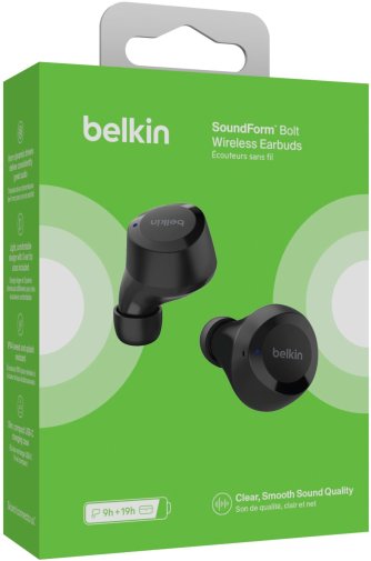 Навушники Belkin Soundform Bolt Black (AUC009BTBLK)