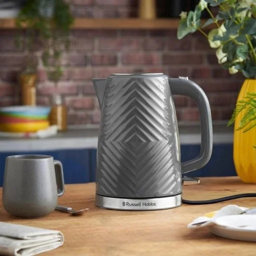 Фото: Електрочайник Russell Hobbs Groove Grey (26382-70) № 21 | KTC
