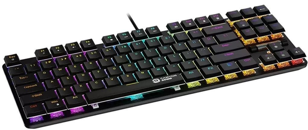 Клавіатура Canyon Cometstrike TLK GK-50 USB Black (CND-SKB50-US)