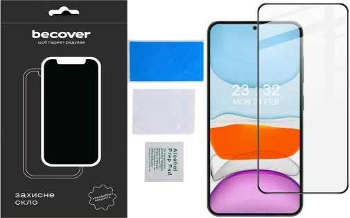 Фото: Захисне скло BeCover for Samsung S24 Plus SM-S926 - Black (711036) № 6 | KTC