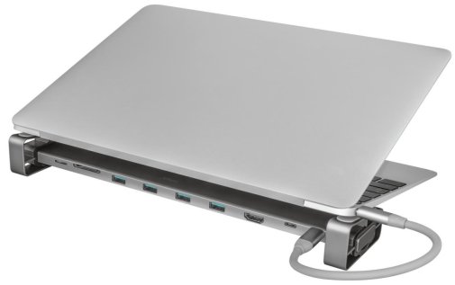 USB-хаб Trust Dalyx 10in1 Grey (23417)