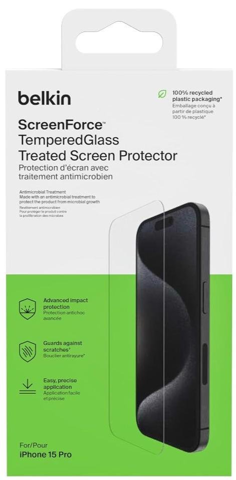 for Apple iPhone 15 Pro - TemperedGlass 1 Pack
