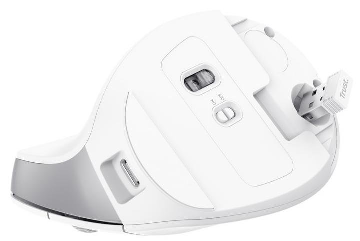 Миша Trust Bayo II Ergonomic Mouse Wireless White (25398)