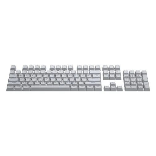 Фото: Набір кейкапів Hator PBT UKR/ENG/ru Gray (HTS-137) № 4 | KTC