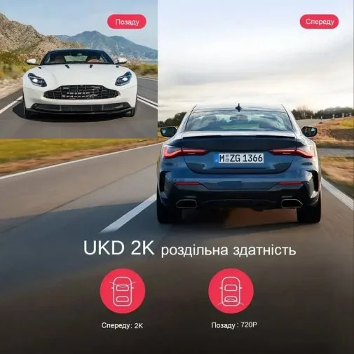 Фото: Відеореєстратор LINGDU Dash Cam D200 with MicroSD 64GB № 17 | KTC