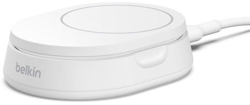 Бездротова зарядна станція Belkin BoostCharge Pro Magnetic Qi2 15W White (WIA008BTWH)