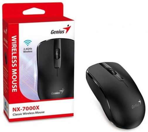 Миша Genius NX-7000X Wireless Black (31030033400)